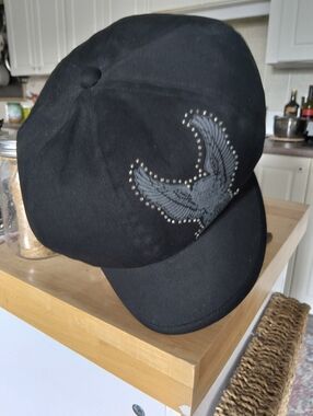 Harley-Davidson Black and Tan Cap with Winged Logo